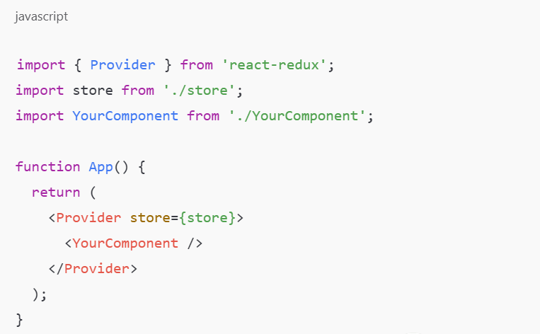 Connect React to Redux