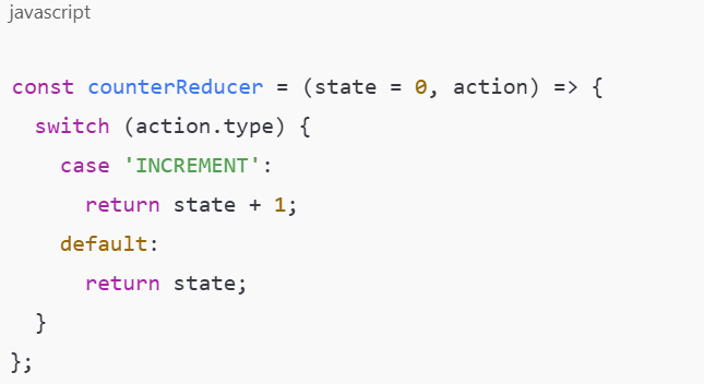 Create Reducers