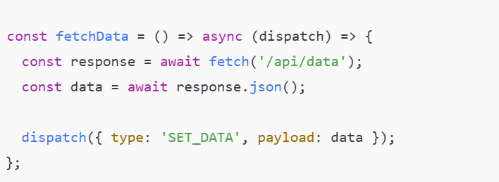 Using Redux Thunk