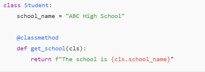Class Method