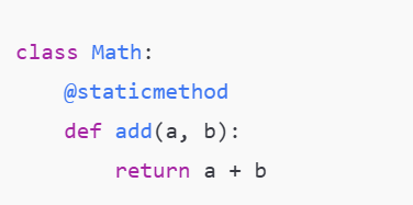 Static Method
