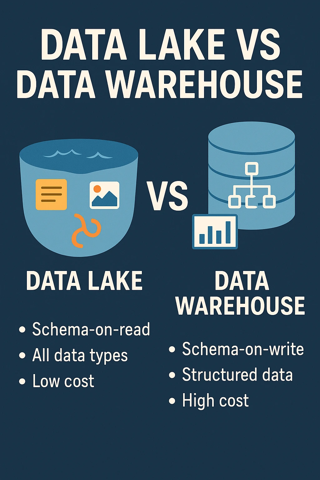 Data Lake vs Data Warehouse